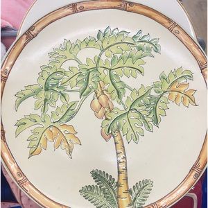 Andrea Sadek Tropical Tree Siddhia Hutchinson Plate nice condition